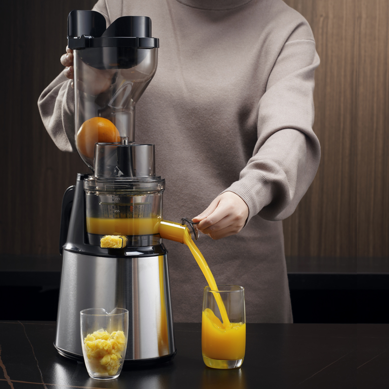 Electric Slow Juicer Cold Press - Sebze Meyve Portakal Sıkacağı Ticari Çok