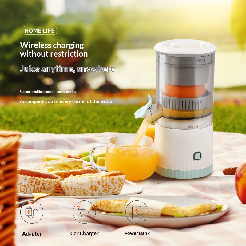 Electric Slow Juicer Cold Press - Taşınabilir Kablosuz Elektrikli Meyve Sıkacağı USB