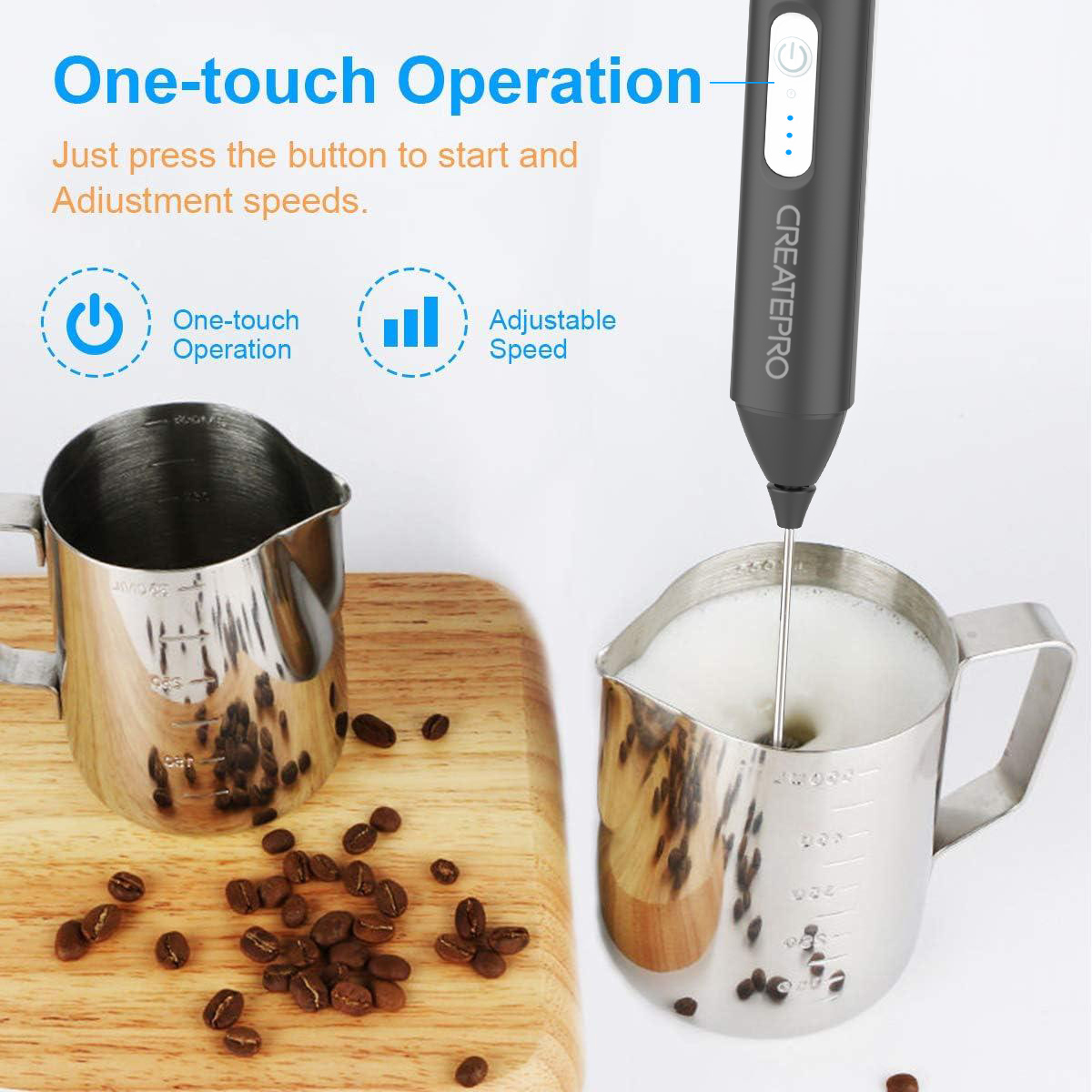 Şarj Edilebilir Süt Köpürtücü  - Electric Milk Frother Handheld incelemesi ve fiyatı