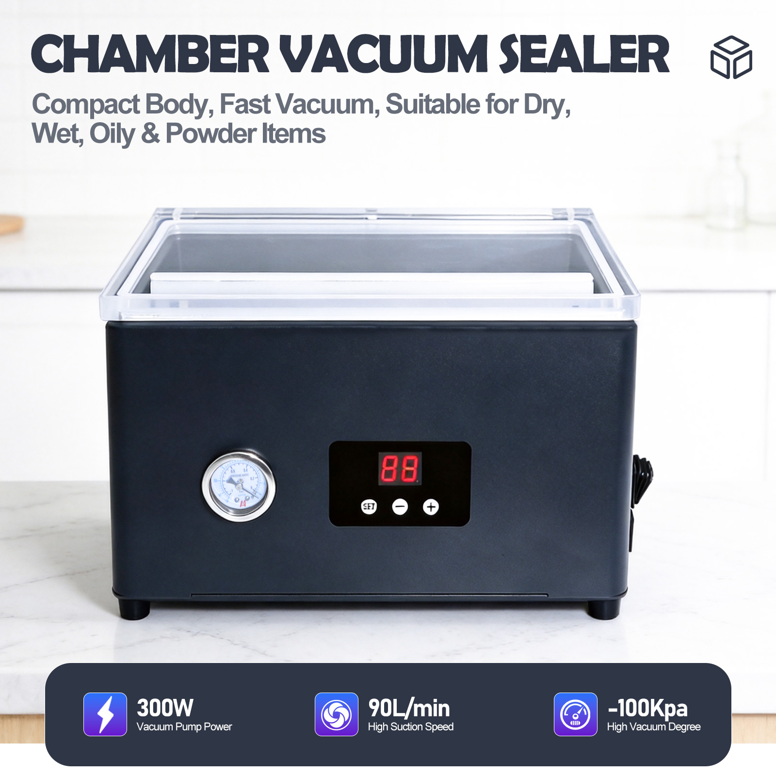 ZM-CVS300 Gıda Vakum Paketleme - Food Vacuum Sealer Machine incelemesi ve fiyatı