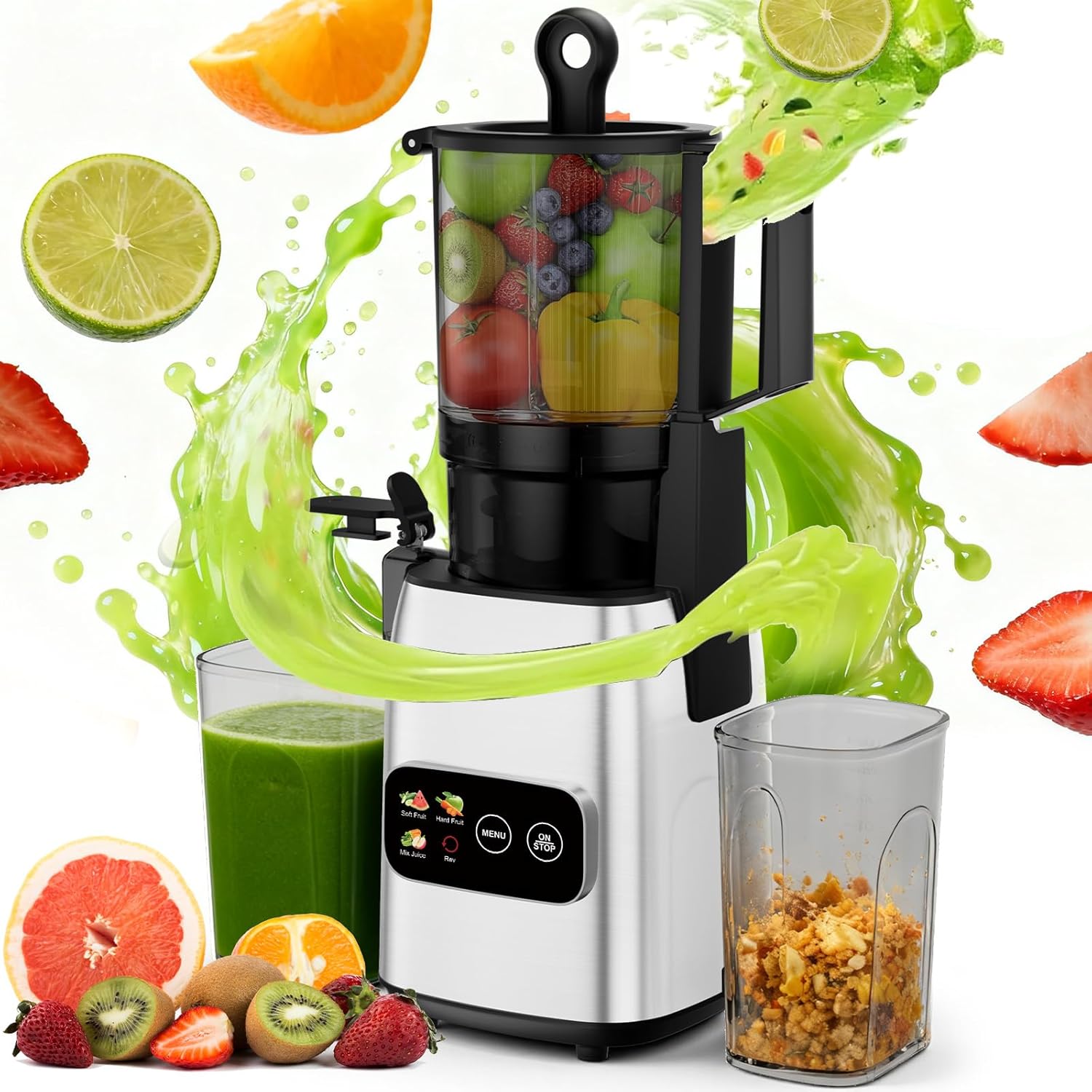 Yavaş Çiğneyen Soğuk Pres Meyv - Electric Slow Juicer Cold Press incelemesi ve fiyatı