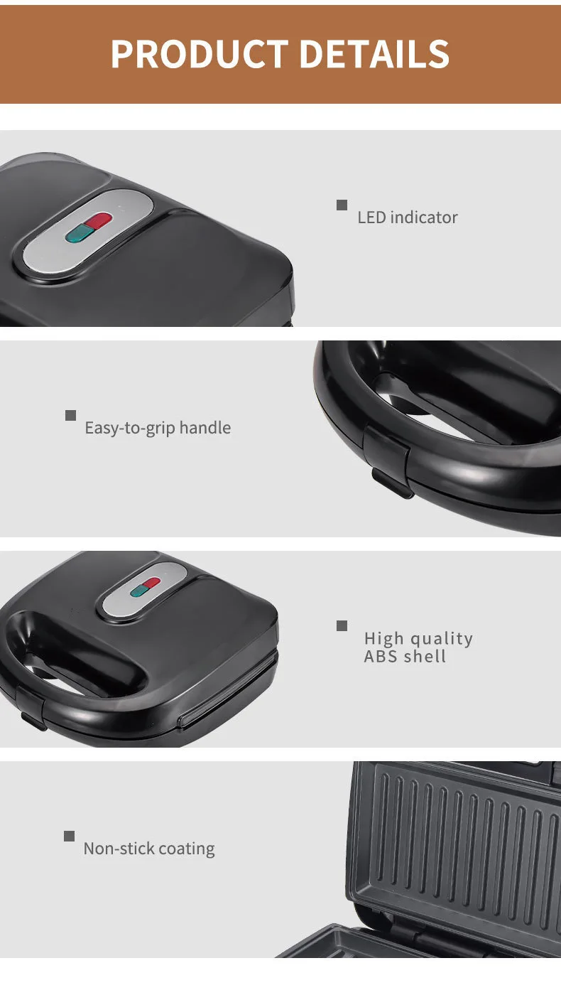 220/110V Ev Aletleri 10'u 1 Ar - Mini Waffle Maker Machine incelemesi ve fiyatı